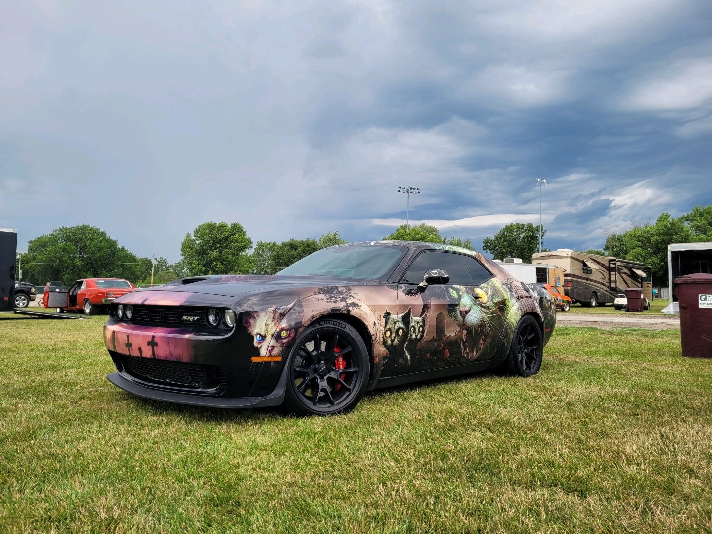Zombie Kitty Challenger — Three-Quarter View