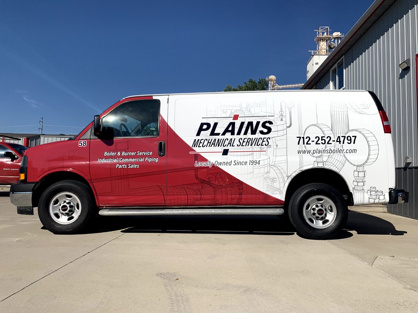 Plains Mechanical Services Van