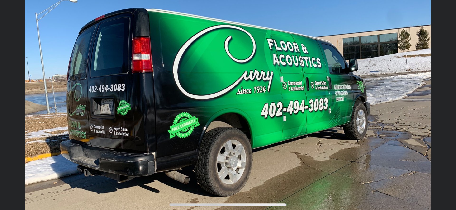 Curry Floors & Acoustics Van