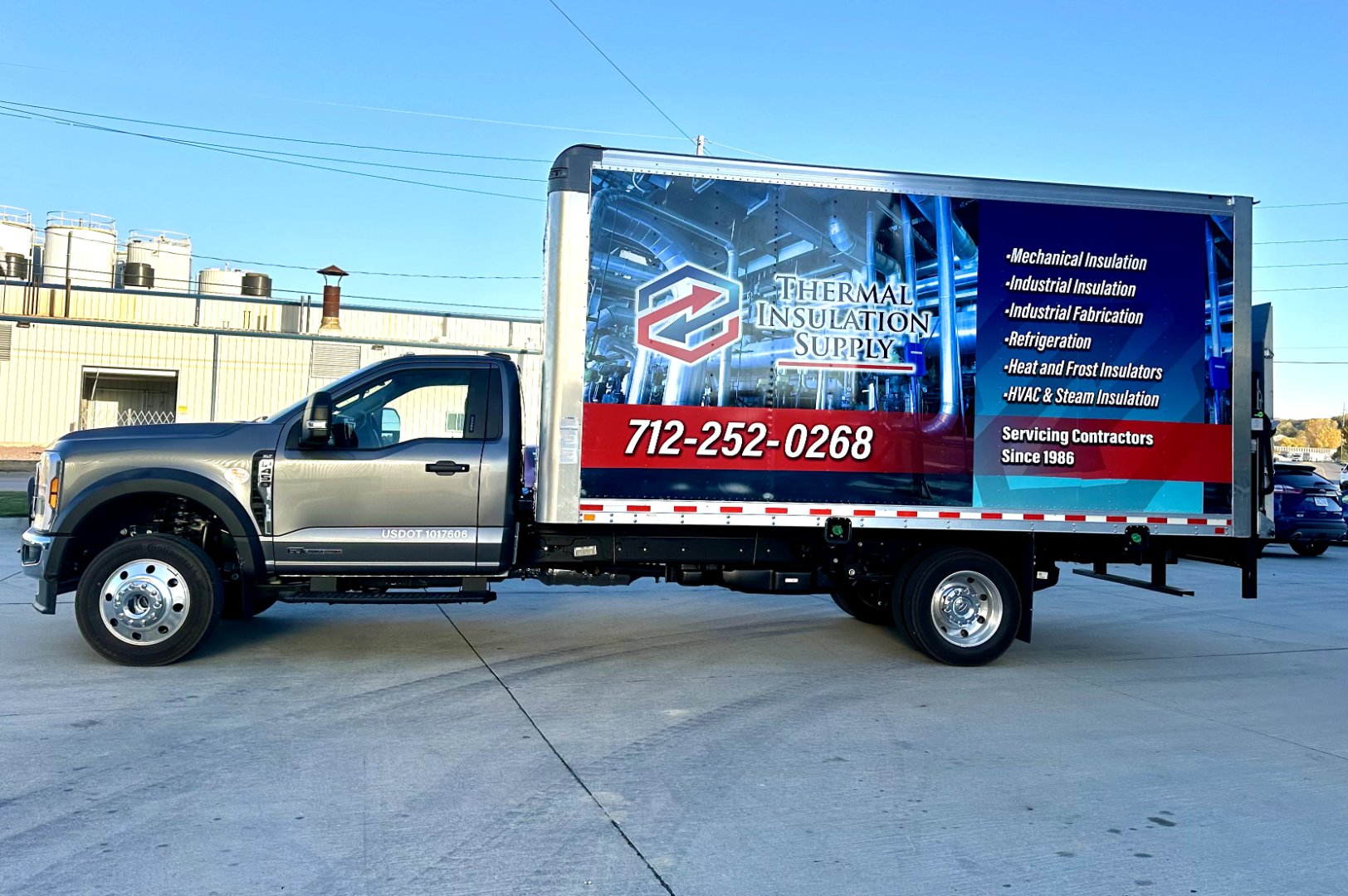 Thermal Insulation Supply Box Truck