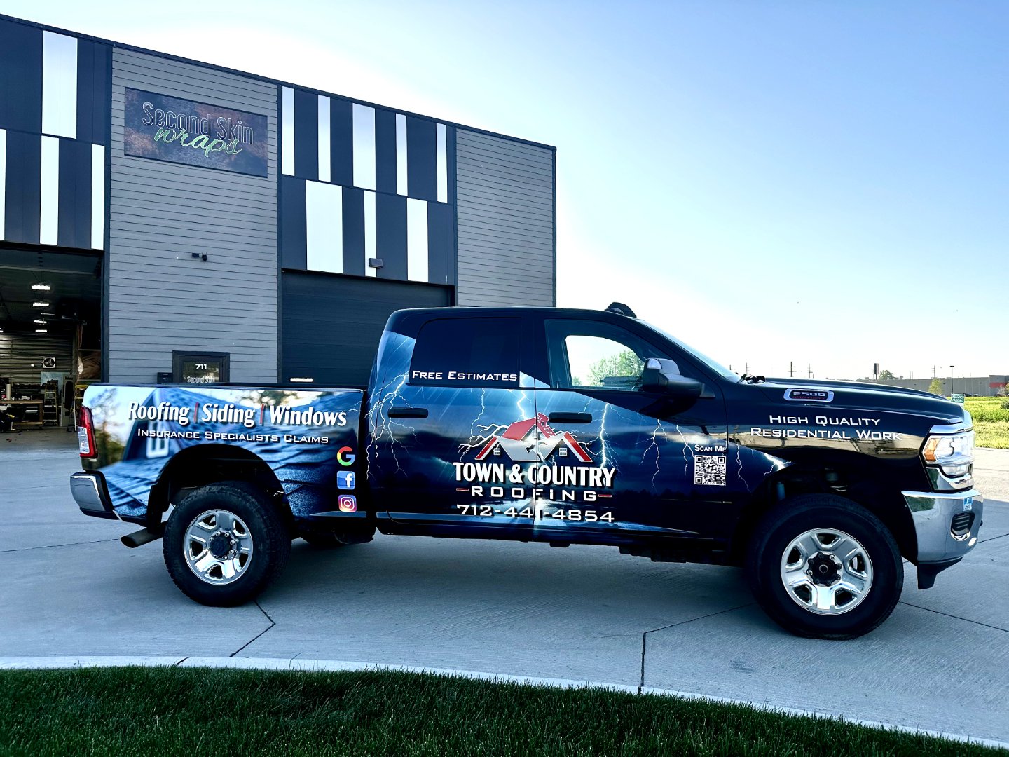 Town & Country Roofing Pickup